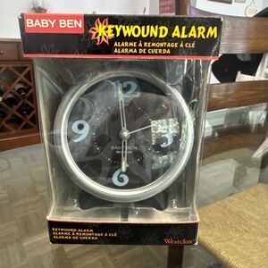 Sealed Vintage Westclox Keywound Alarm Clock Baby Ben 2000 WindUp
